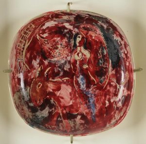 Chagall Marc | L'assiette Rouge Ou Le Couple Et L'âne