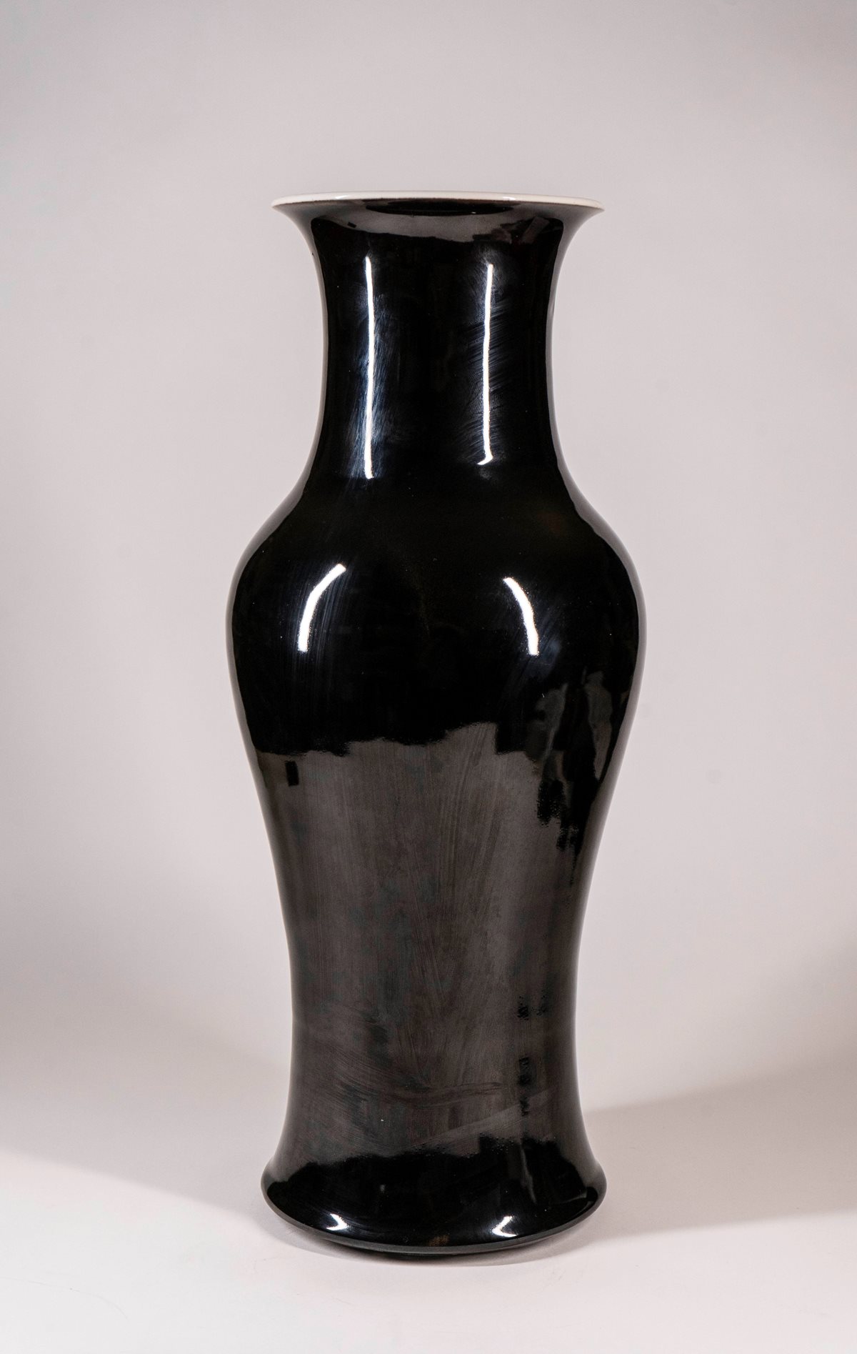 Black Glazed Baluster Vase with Kangxi mark $5,120.00 2